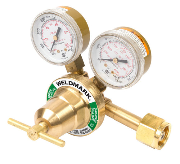 Weldmark RC 250 Single Stage Medium Duty Oxygen Regulator (5-125 psi)