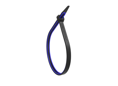 GripLockTies™ 12 inch 70 pound UV Black and Blue 15 bag